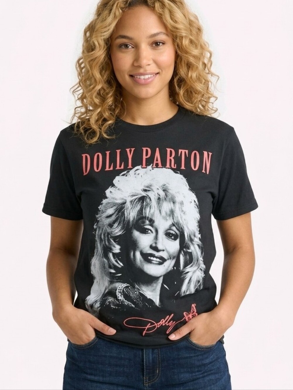 Dolly Parton Graphic Tee - Black